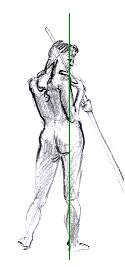 How to draw a standing figure